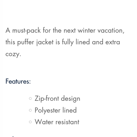 NWT 4T puffer jacket - Picture 4 of 4